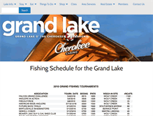 Tablet Screenshot of grandlakefun.com